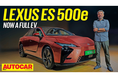 New Lexus ES 500e EV walkaround video