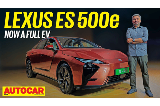 New Lexus ES 500e EV walkaround video