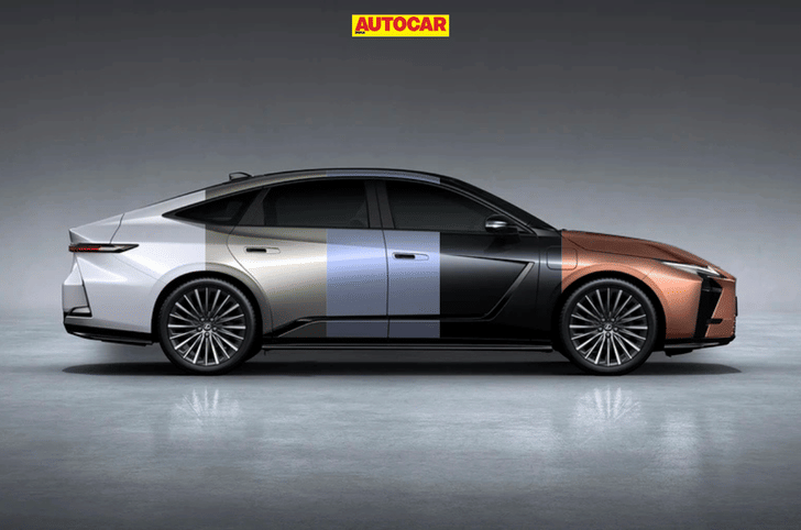 Lexus ES 500e EV all colours