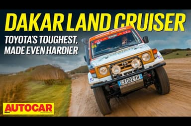 Driving a Dakar Classic 70 Series Toyota video