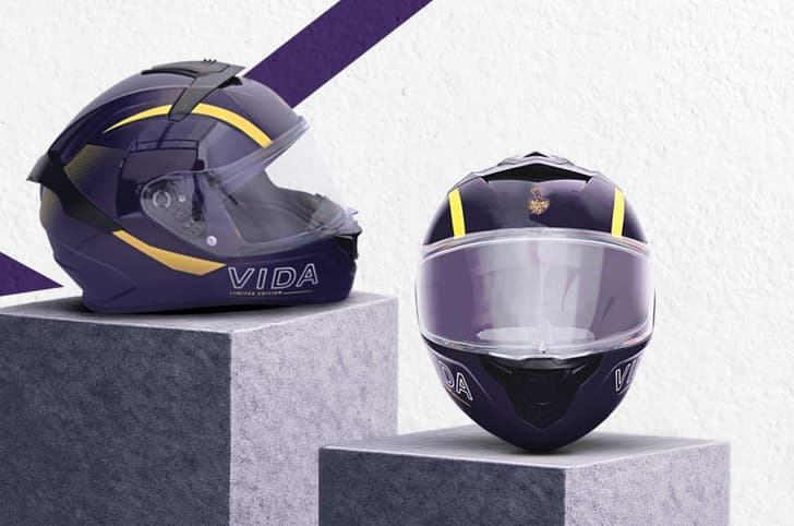 Vida VX2 KKR Limited Edition helmet shot