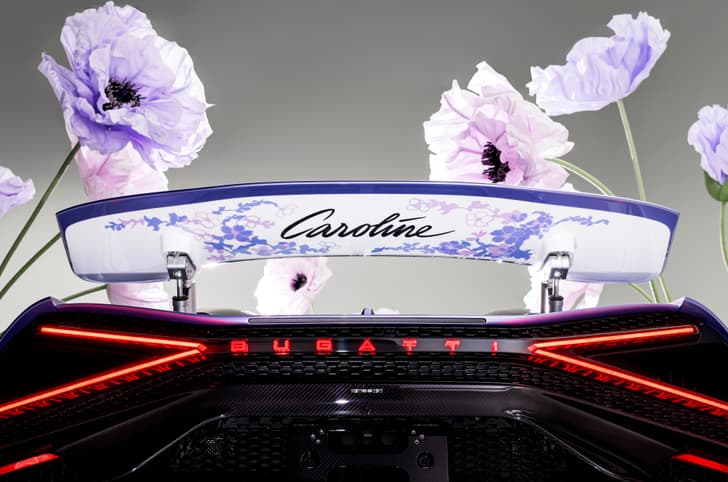 Bugatti W16 Mistral 'Caroline' spoiler