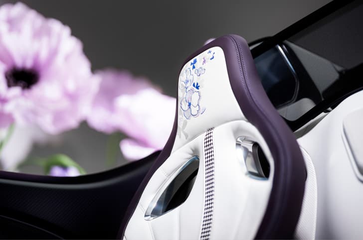 Bugatti W16 Mistral 'Caroline' seats