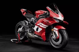 Ducati Superleggera V4 Centenario right front three quarter image 
