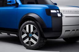 Chery -JLR Freelander Concept 97 front bumper edge and alloy wheel