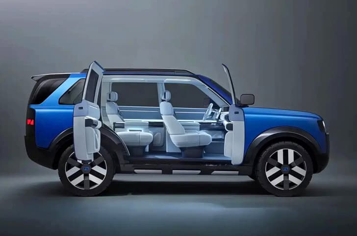 Chery -JLR Freelander Concept 97 rear-hinged doors
