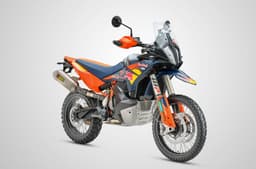 KTM 890 Adventure R Rally right side three quarter studio shot