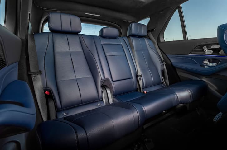 Mercedes-Benz GLE SUV facelift rear seats