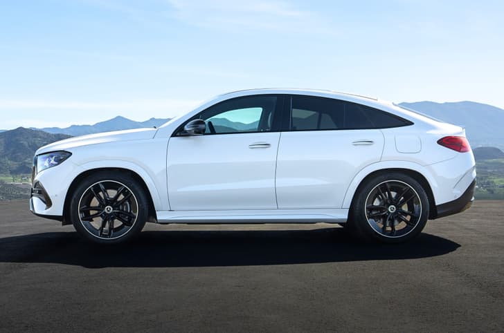 Mercedes-Benz GLE Coupe facelift side profile