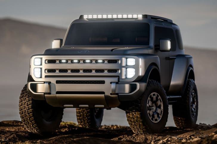 Hyundai Boulder concept front quarter static