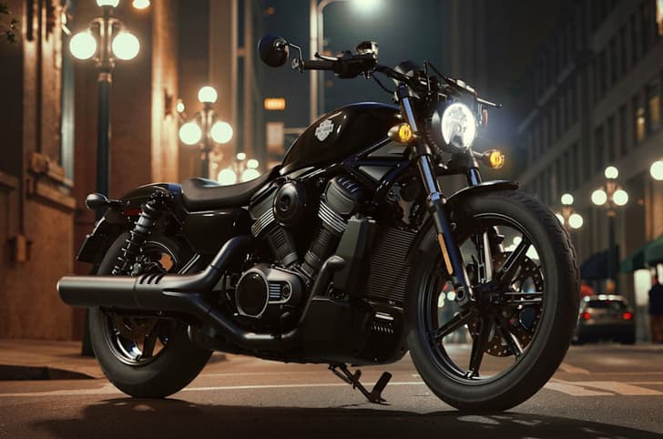  Harley Davidson Nightster right front three quarter image