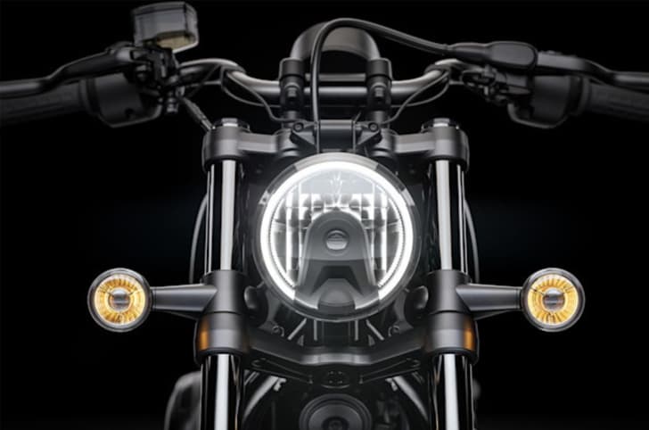 Harley Davidson Nightster front fascia shot