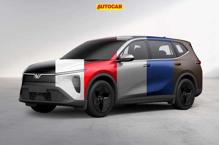 Vinfast VF MPV 7 colours gallery