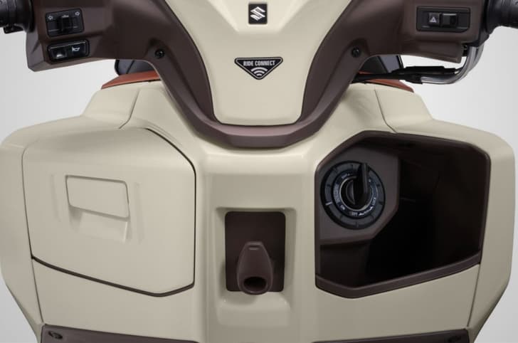 Suzuki Burgman Street underseat storage image