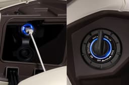 Suzuki Burgman Street starter switch and usb charger