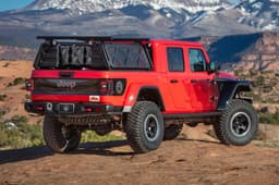 Jeep Gladiator Red Rock concept rear quarter static