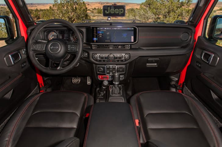 Jeep Gladiator Red Rock concept interior
