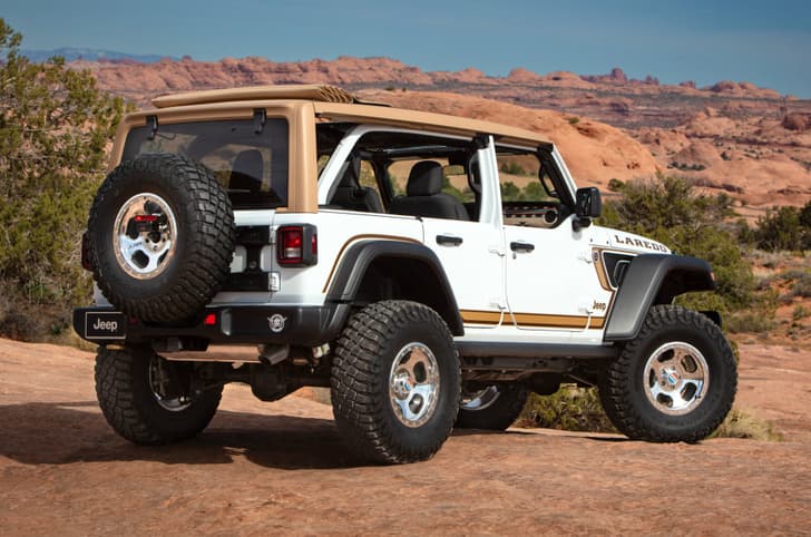 Jeep Wrangler Laredo concept rear quarter static