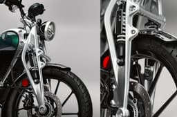 Royal Enfield Flying Flea C6 Front suspension shot 