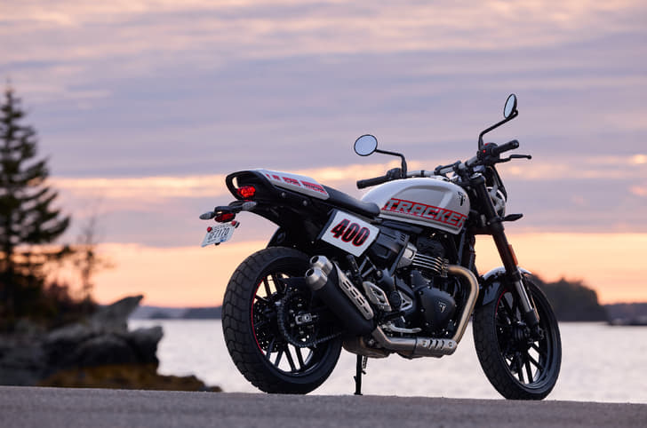 Triumph Tracker 400 features