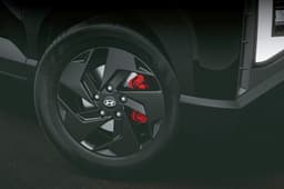 Hyundai Venue Knight Edition alloy wheel