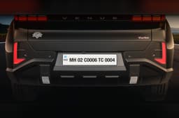 Hyundai Venue Knight Edition rear bumper