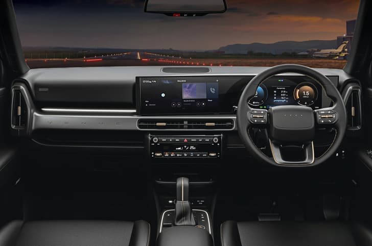 Hyundai Venue Knight Edition dashboard