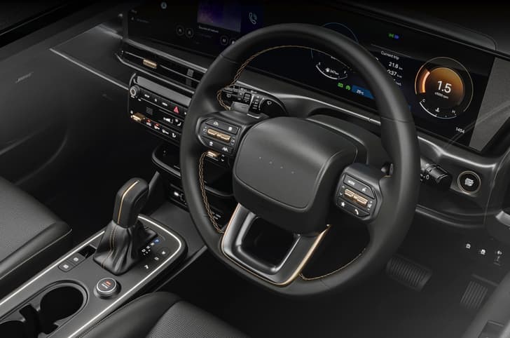 Hyundai Venue Knight Edition black cabin