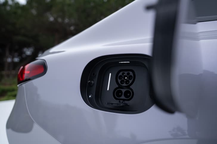 Mercedes-Benz Electric C-Class charging