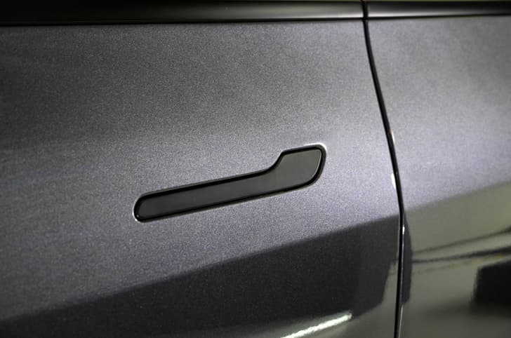 Tesla Model Y L flushed door handles