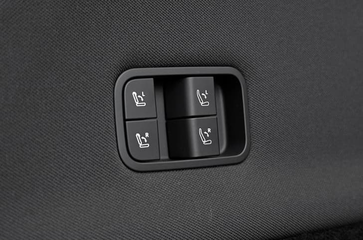 Tesla Model Y L electrically foldable seat buttons