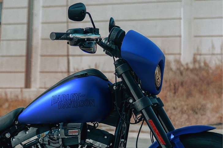 Harley-Davidson Low Rider S right side headlight cowl