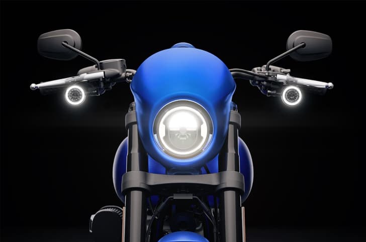 Harley-Davidson Low Rider S headlight shot