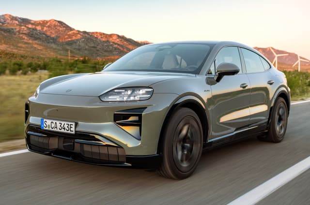 Porsche Cayenne Coupe Electric exterior and interior image gallery