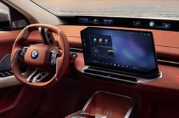 BMW iX3 LWB infotainment display