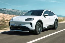 Porsche Cayenne Coupe Electric front third