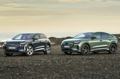 Audi Q4 e-tron facelift exterior and interior image gallery