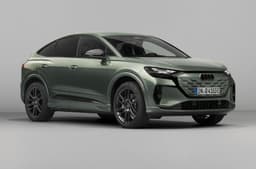 Audi Q4 e-tron Sportback facelift front quarter static