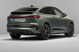 Audi Q4 e-tron Sportback facelift rear quarter static