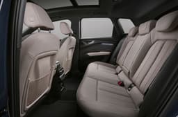 Audi Q4 e-tron SUV and Sportback rear seats