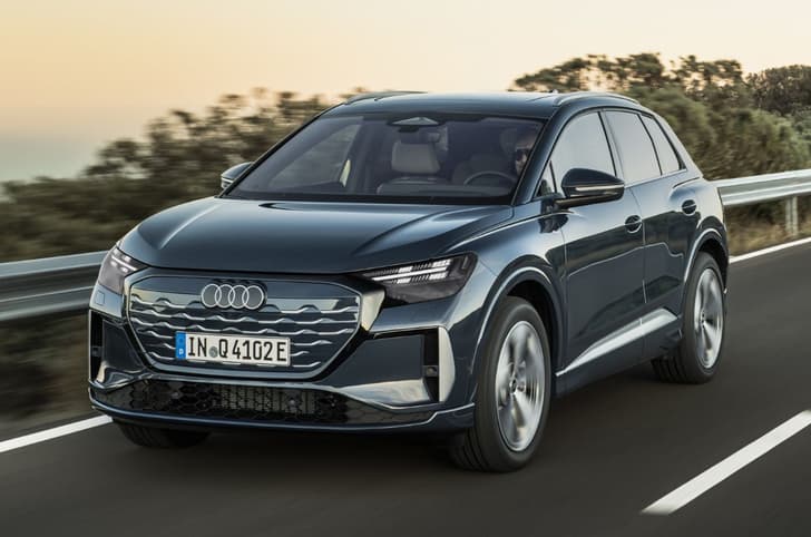 Audi Q4 e-tron SUV tracking