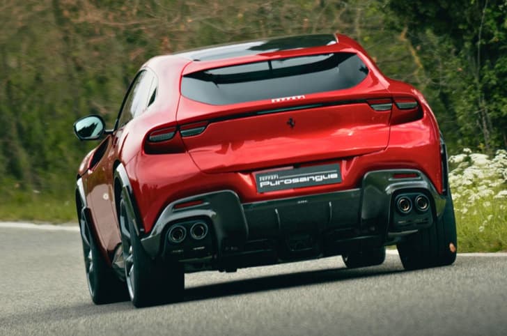 Ferrari Purosangue in Handling Speciale package rear