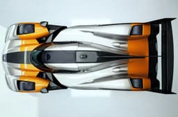 McLaren MCL-HY GTR top-down profile