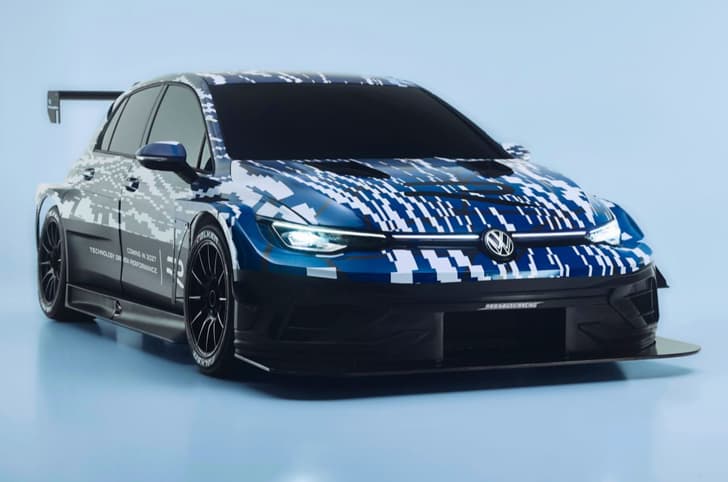 Volkswagen Golf R 24H show car front quarter static