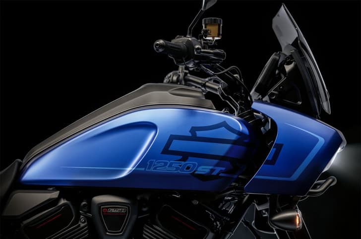 Harley Davidson Pan America 1250 ST side profile shot