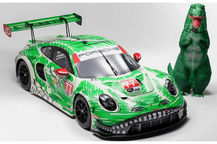 Porsche 911 dinosaur
