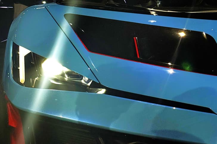 lamborghini fenomeno roadster on stage