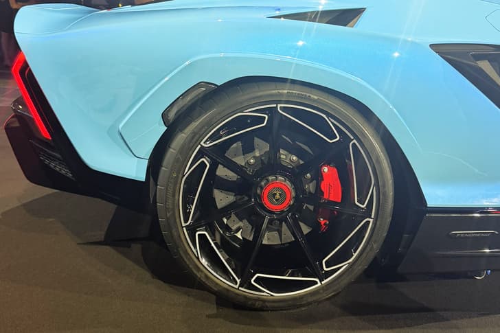 lamborghini fenomeno roadster on stage