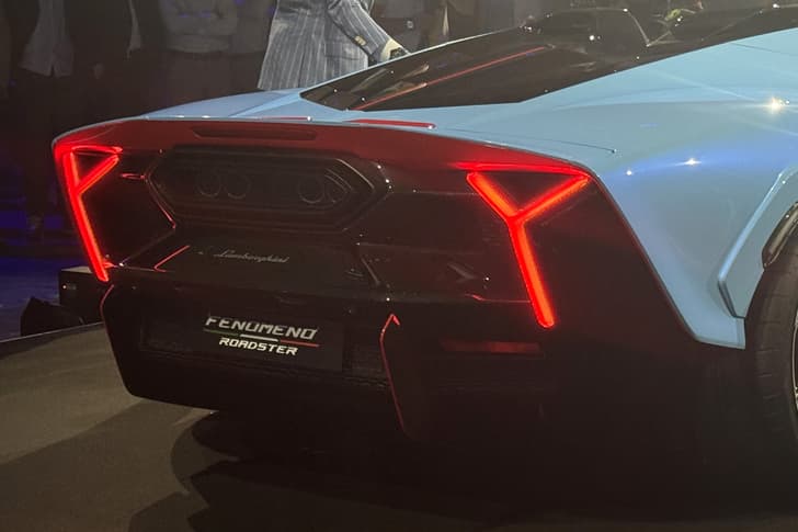 lamborghini fenomeno roadster on stage