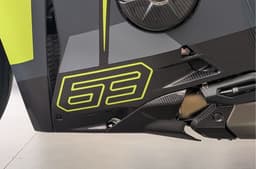 Ducati Panigale V4 Lamborghini edition belly pan with 63 numbering